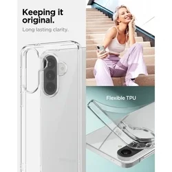 Telefontok Samsung Galaxy A57 5G - SPIGEN Liquid Crystal Clear - átlátszó hátlap tok-11