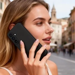 Telefontok Samsung Galaxy A37 5G - Tech-Protect Smart Wallet - fekete bőr könyvtok -1