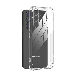 Telefontok Samsung Galaxy A57 5G - Ütésálló átlátszó hátlap tok-1