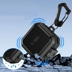 Tech- Protect Carbonox - Samsung Galaxy Buds 4 / 4 PRO - fekete ütésálló tok, karabinerrel-4