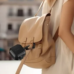 Tech- Protect Carbonox - Samsung Galaxy Buds 4 / 4 PRO - fekete ütésálló tok, karabinerrel-5