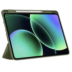 Tablettok XIAOMI PAD 8 / PAD 8 PRO (11,2 coll) - fenyő zöld smart case tablet tok, ceruza tartóval-6