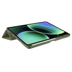 Tablettok XIAOMI PAD 7 / PAD 7 PRO (11,2 coll) - fenyő zöld smart case tablet tok, ceruza tartóval-2