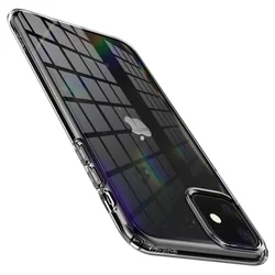iPhone 11 Telefontok - SPIGEN LIQUID CRYSTAL átlátszó szilikon hátlap tok-1