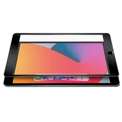 iPad 9.7 2017 / iPad 9.7 2018 / iPad Pro 9.7 / iPad Air / iPad Air 2 - Ceramic - fekete keretes flexibilis tablet fólia (Apple Pencillel kompatibilis)-1