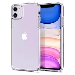 iPhone 11 Telefontok - SPIGEN LIQUID CRYSTAL átlátszó szilikon hátlap tok-9