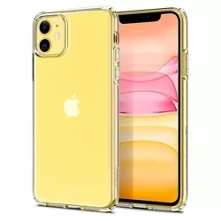 iPhone 11 Telefontok - SPIGEN LIQUID CRYSTAL átlátszó szilikon hátlap tok-11