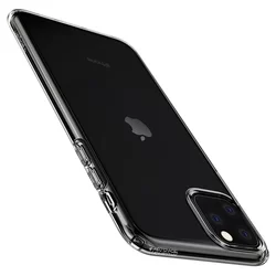 iPhone 11 PRO MAX Telefontok - SPIGEN LIQUID CRYSTAL átlátszó szilikon hátlap tok-3