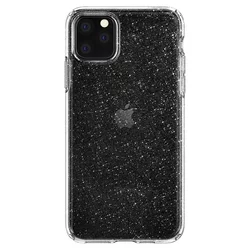 iPhone 11 PRO MAX Telefontok - SPIGEN LIQUID CRYSTAL átlátszó szilikon hátlap tok-2