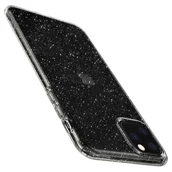 iPhone 11 PRO MAX Telefontok - SPIGEN LIQUID CRYSTAL átlátszó szilikon hátlap tok-3
