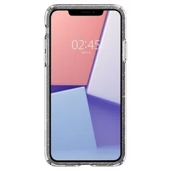 iPhone 11 PRO MAX Telefontok - SPIGEN LIQUID CRYSTAL átlátszó szilikon hátlap tok-4
