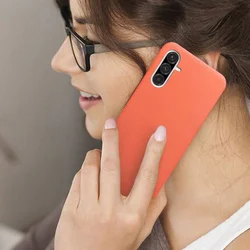 Telefontok Samsung Galaxy A27 5G - piros szilikon hátlap tok-3