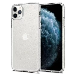 iPhone 11 PRO MAX Telefontok - SPIGEN LIQUID CRYSTAL átlátszó szilikon hátlap tok-8