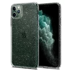 iPhone 11 PRO MAX Telefontok - SPIGEN LIQUID CRYSTAL átlátszó szilikon hátlap tok-9