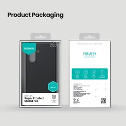 Telefontok Samsung Galaxy A36 5G - Nillkin Super Frosted - fekete műanyag hátlap tok-6