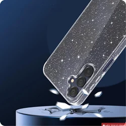 Telefontok Samsung Galaxy A27 5G - Glitter - átlátszó csillámos hátlap tok-4