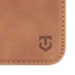 Telefontok Samsung Galaxy A27 5G - Tactical Xproof világosbarna szilikon keretes mágneses könyvtok-2