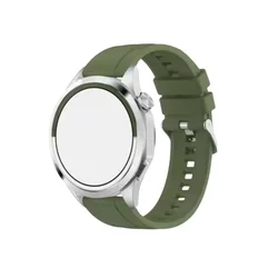 Okosóra szíj - Huawei Watch GT 5 (46 mm) - olívazöld szilikon szíj (22 mm)-1