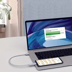 Adapter: Lightning / Type-C (USB-C) fehér adapter-3