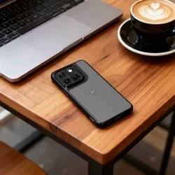 Telefontok Motorola Edge 70 Fusion / Fusion+ - Tech-Protect Magmat - matt fekete műanyag hátlap tok, szilikon kerettel-3