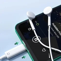 Adapter: TC-0008 - Type-C (USB-C) - Jack (3,5mm) adapter, fehér-3