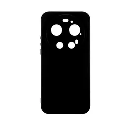 Telefontok Xiaomi 17 Ultra - fekete szilikon hátlap tok-2