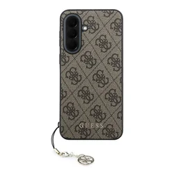 Telefontok Samsung Galaxy A37 5G - Guess 4G Charm Hátlaptok - Barna-2