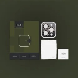 iPhone 17 Pro Max - HOFI kameralencse sivatagszínű titán védőkeret-2