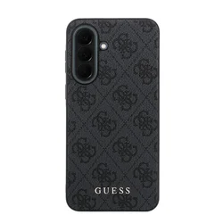 Telefontok Samsung Galaxy A37 5G - Guess Metal Classic Logo Hátlaptok - szürke-2