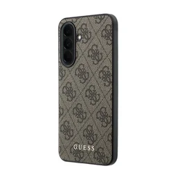 Telefontok Samsung Galaxy A37 5G - Guess Metal Classic Logo Hátlaptok - barna-1
