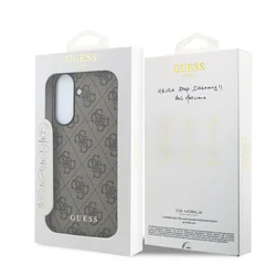 Telefontok Samsung Galaxy A57 5G - Guess Metal Classic Logo Hátlaptok - barna-6