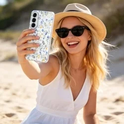 Telefontok Samsung Galaxy A27 5G - FLEXAIR tavaszi virág - mintás/átlátszó hátlap tok-3