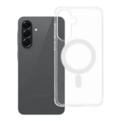 Telefontok Samsung Galaxy A56 5G - CLEAR MAG COVER - MagSafe kompatibilis átlátszó hátlap tok-1