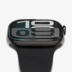 Huawei Watch Fit 5 Pro - okosóra flexi üvegfólia fekete kerettel (2db) ﻿-1