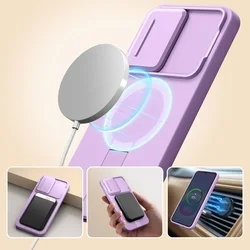 Telefontok Samsung Galaxy A57 - Tech- Protect Kevlar Aura - MagSafe kompatibilis hátlap tok, lila-5