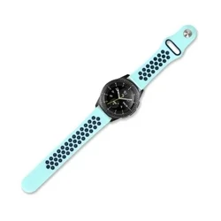 Okosóra szíj - Huawei Watch GT 6 (46 mm) - Tactical türkiz/kék szilikon szíj (22 mm)-2