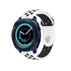 Okosóra szíj - Xiaomi Watch 2 / 2 Pro - Tactical fehér/fekete szilikon szíj (22 mm)-2