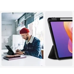 Tablettok Xiaomi Redmi Pad 2 (9.7 coll) - fekete smart case, ceruza tartóval-8