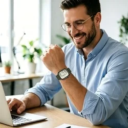 Huawei Watch Fit 3 / 4 / 4 Pro / 5 / 5 Pro - Tech- Protect Nylon - zöld szövet szíj-3