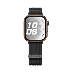 Huawei Watch Fit 3 / 4 / 4 Pro / 5 / 5 Pro - Tech- Protect Nylon - fekete szövet szíj-2
