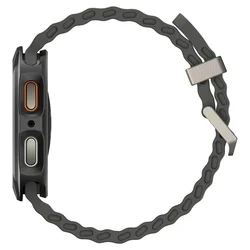 Okosóra védő tok - Samsung Galaxy Watch 8 (40 mm) - SPIGEN LIQUID AIR fekete szilikon-6