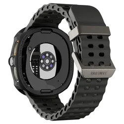 Okosóra védő tok - Samsung Galaxy Watch 8 (40 mm) - SPIGEN LIQUID AIR fekete szilikon-5