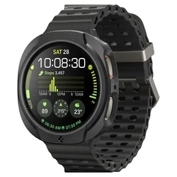 Okosóra védő tok - Samsung Galaxy Watch 8 (40 mm) - SPIGEN LIQUID AIR fekete szilikon-4