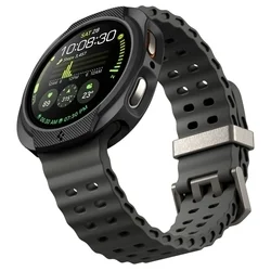 Okosóra védő tok - Samsung Galaxy Watch 8 (40 mm) - SPIGEN LIQUID AIR fekete szilikon-7