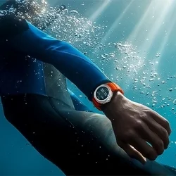 Samsung Galaxy Watch 8 / Classic (40 / 44 / 46 mm) - SPIGEN WBS2 BAND narancssárga szíj-10
