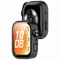 Huawei Watch Fit 5 Pro - Tech-Protect Defense360 - fekete műanyag/üveg okosóra védő tok-2