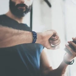 Okosóra szilikon szíj - GARMIN FENIX 5 / 6 / 6 PRO / 7 / 8 / 8 PRO (47 MM) - TECH-PROTECT Iconband fekete szilikon szíj-5