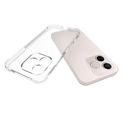 Telefontok Honor 600 Pro 5G - Ütésálló átlátszó hátlap tok-1