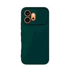 Telefontok Honor 600 Pro 5G - zöld szilikon hátlap tok-1