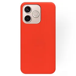 Telefontok Honor 600 5G - piros szilikon hátlap tok-1